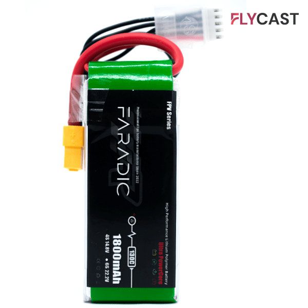 FARADIC 1800mAh 4S 14.8V 130C LiPo Battery – Lightweight Powerhouse for FPV Drones - Image 4
