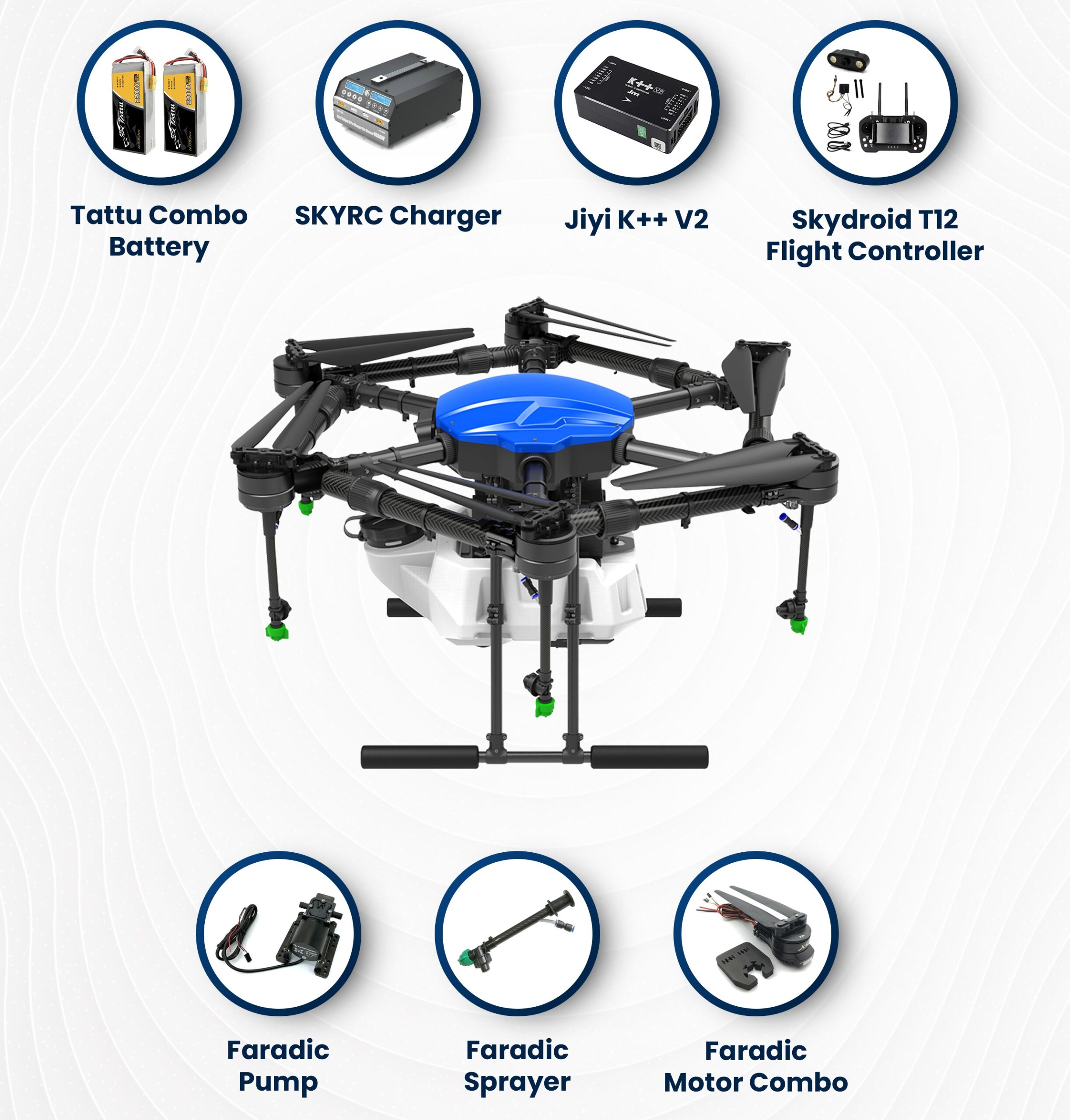 EFT E610P 10L 6 Axis Agricultural Drone - Image 15