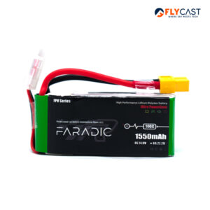 FARADIC 1550mAh 4S 14.8V 100C Lipo Battery with XT60 Plug
