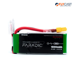 FARADIC 1800mAh 4S 14.8V 130C LiPo Battery – Lightweight Powerhouse for FPV Drones