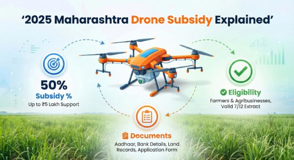 Kheti Drone Subsidy in Maharashtra