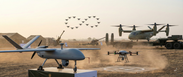 Indian Army Drone in Action